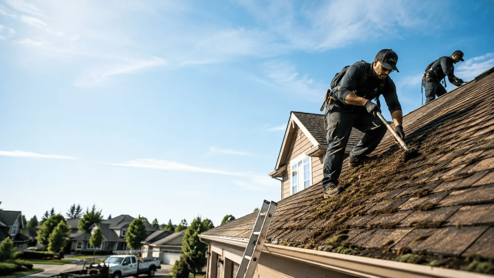 Roof Moss Removal in Mission Hills, CA near me